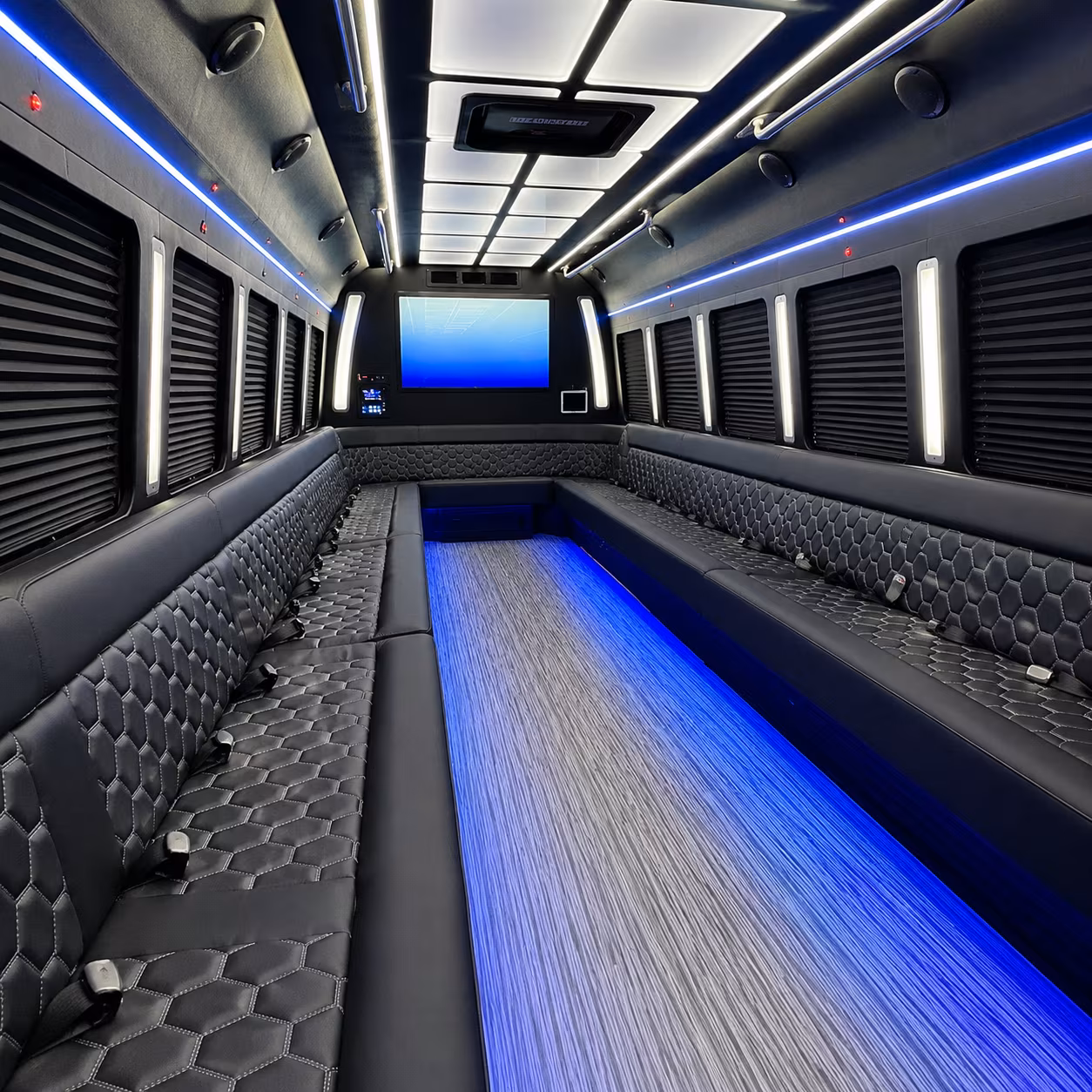 bachelorette and birthday party buses through toledo s warehouse district