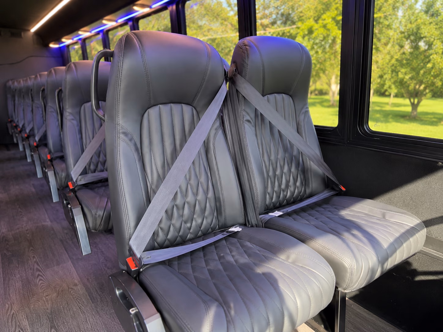 toledo 20 passenger minibus inside