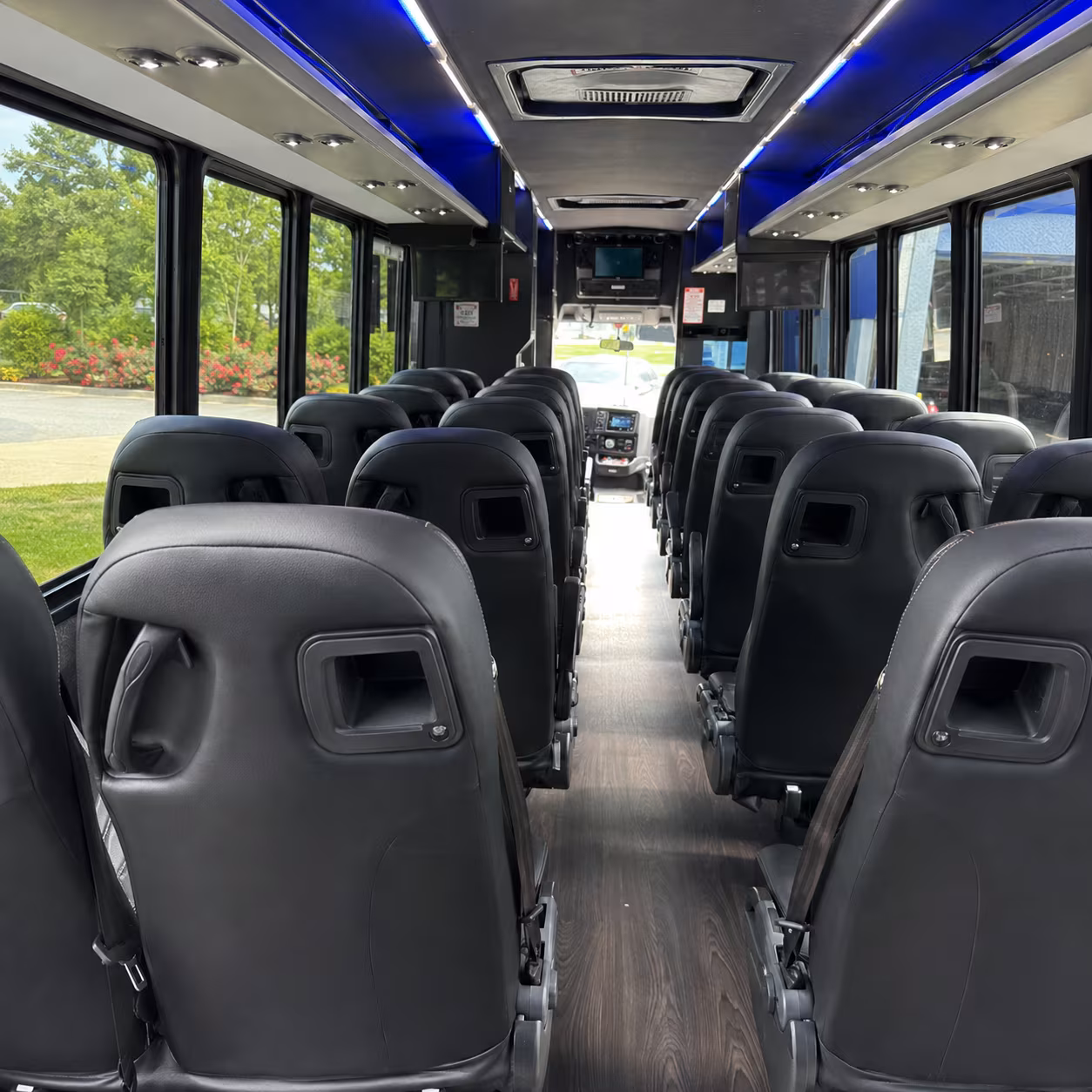 toledo 28 passenger minibus inside