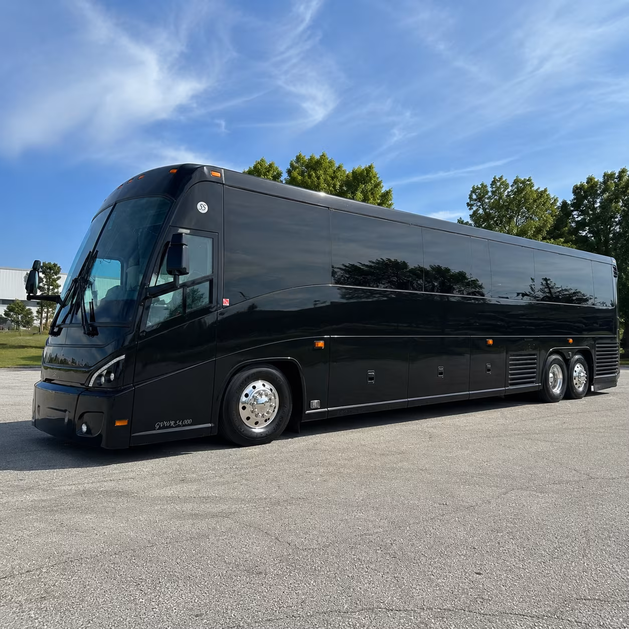 toledo 47 passenger charter bus
