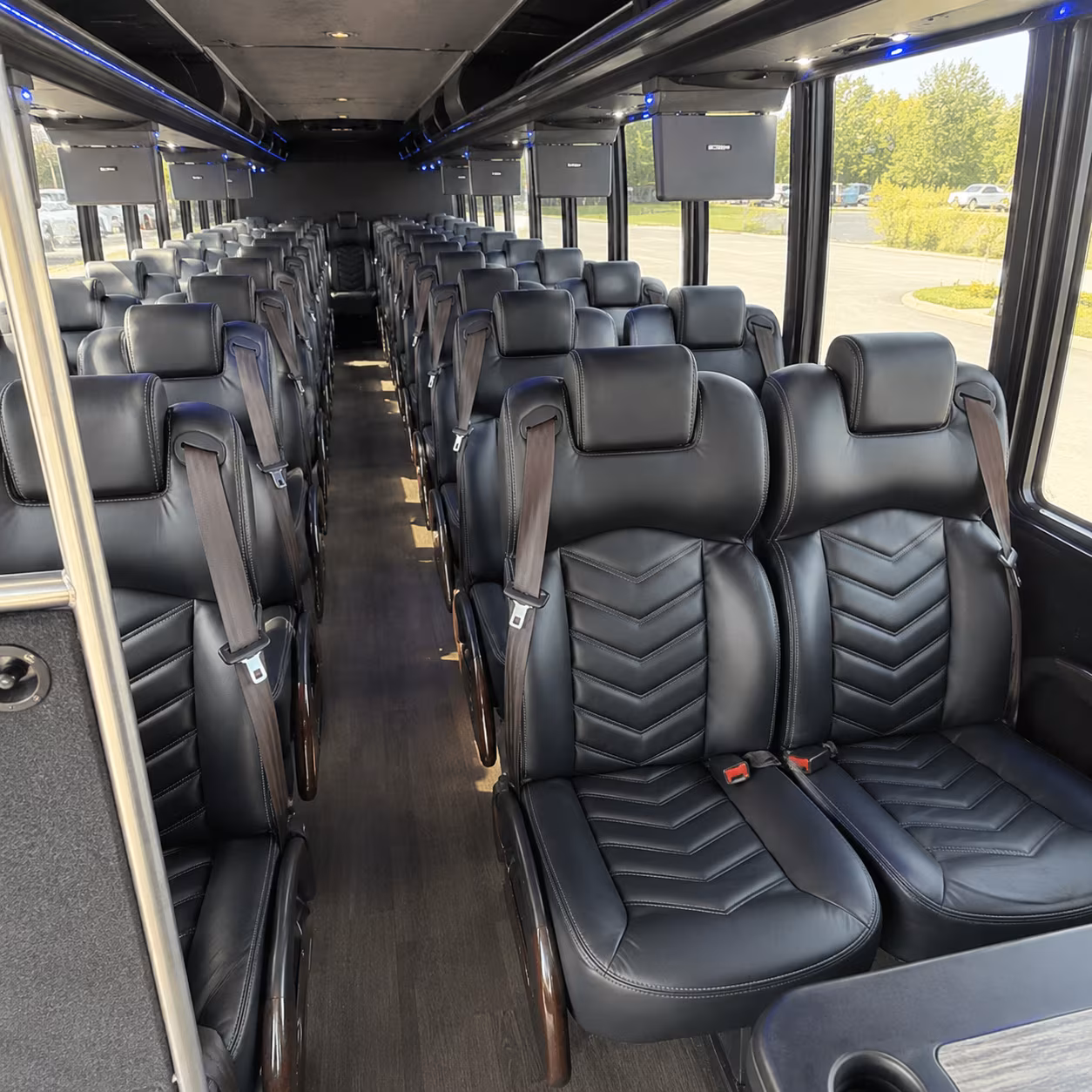 toledo airport transportation onboard seating
