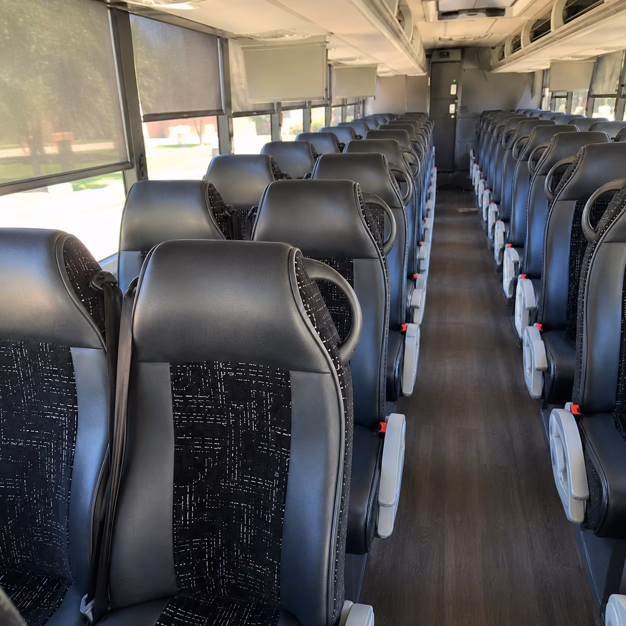 toledo charter bus inside
