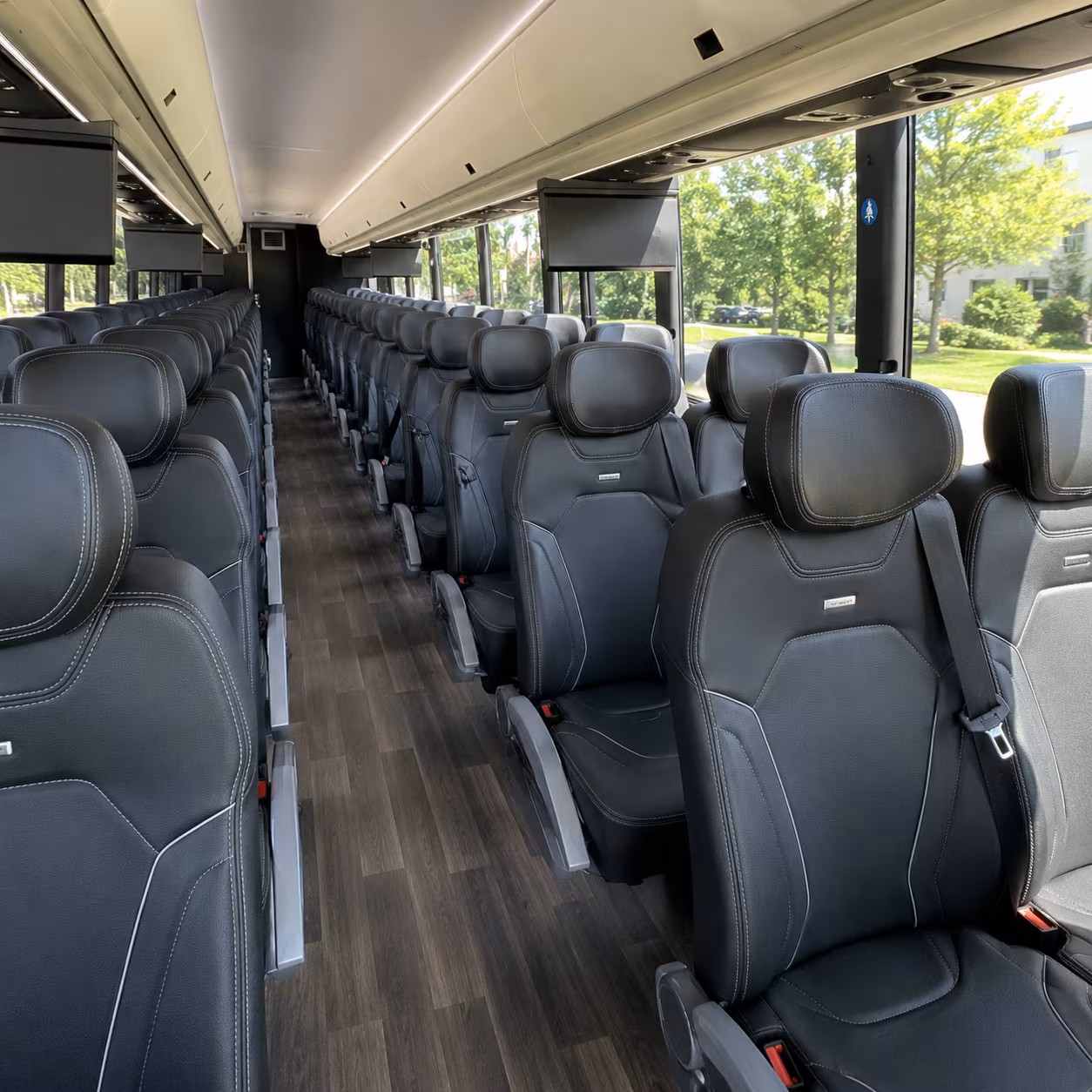 toledo charter bus interior