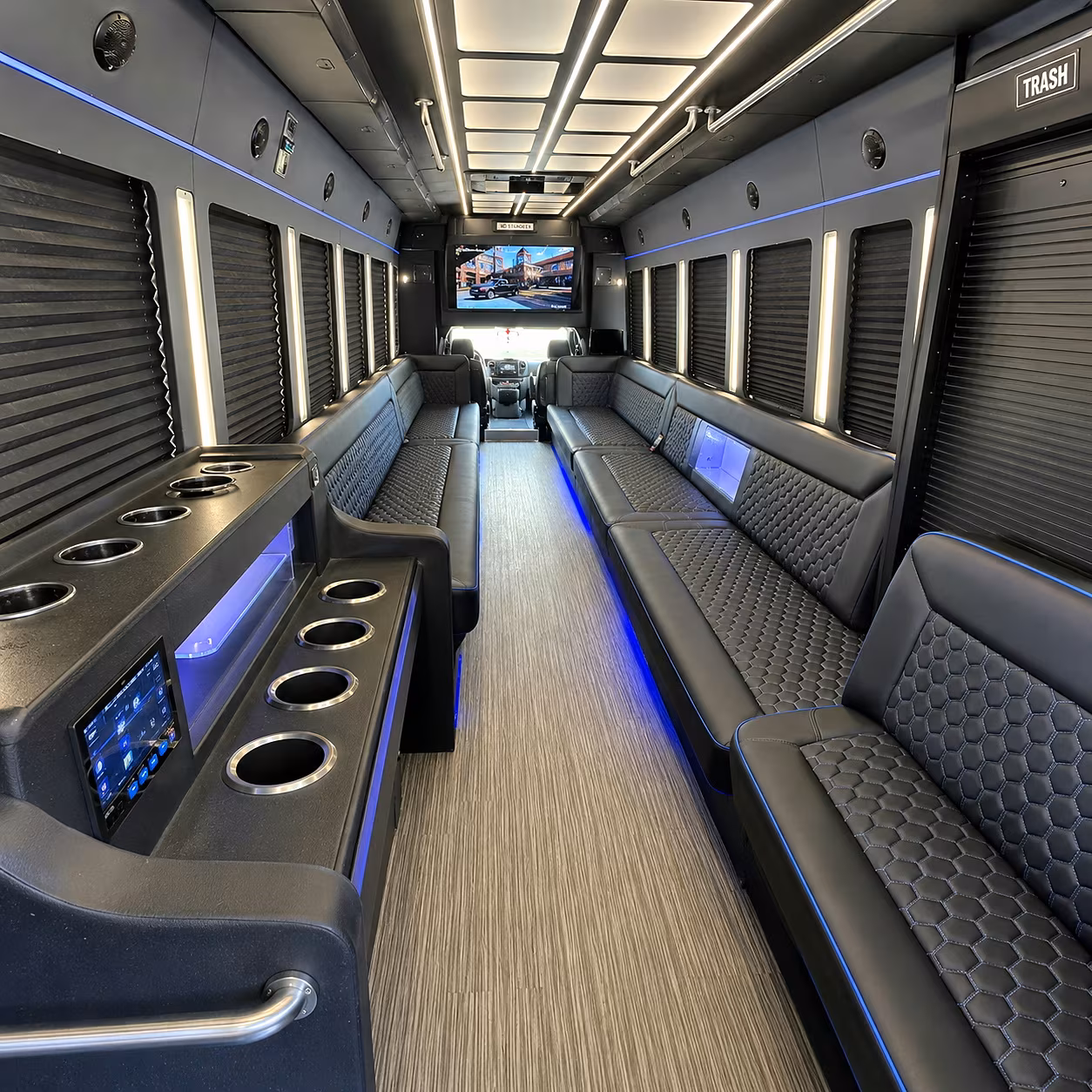 toledo party bus inside