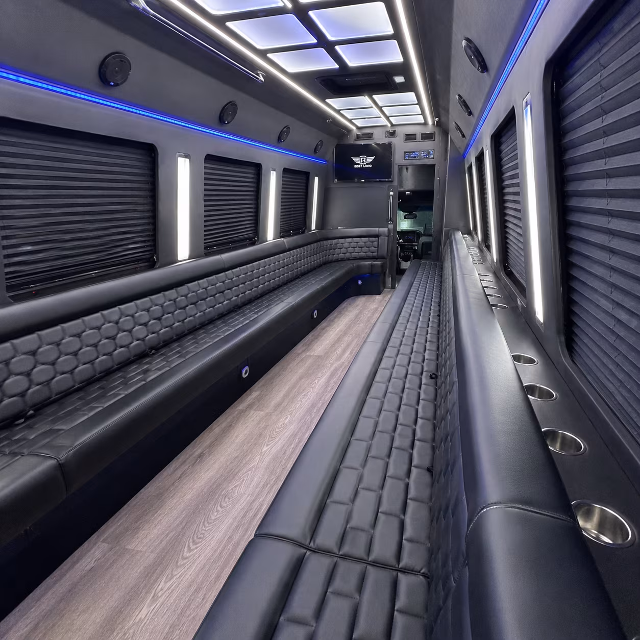 toledo party bus interior