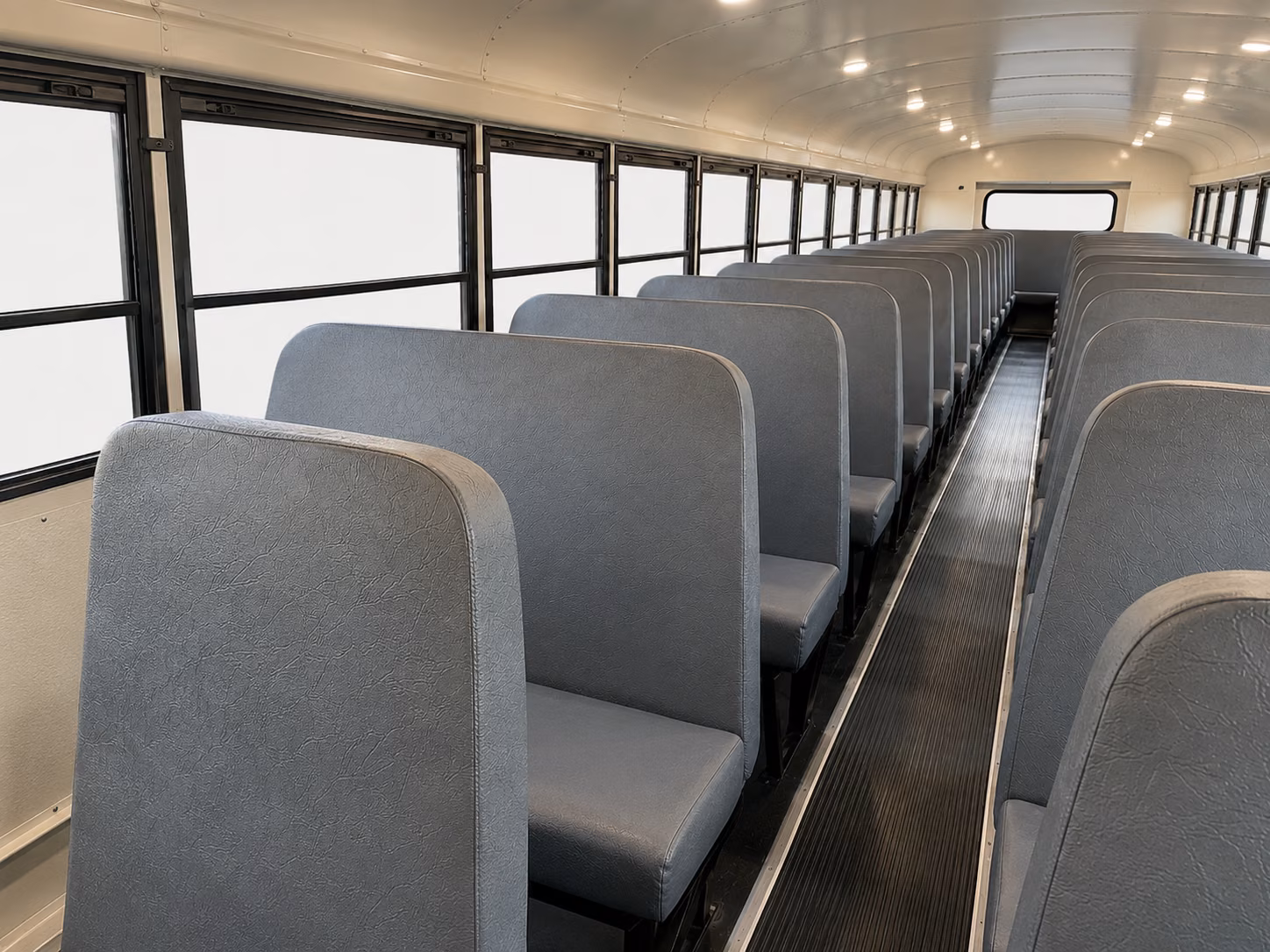 toledo school bus inside